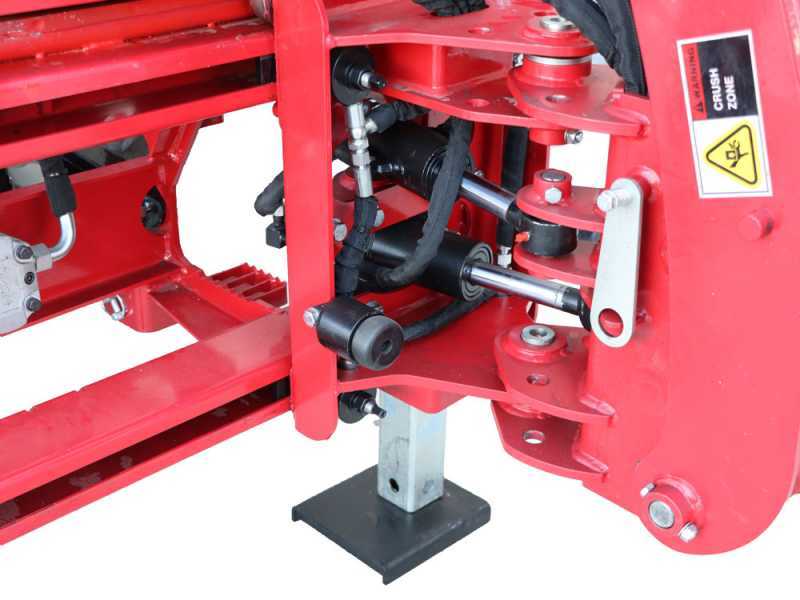 GeoTech-Pro BHS 175 - Pelle r&eacute;tro pour tracteur avec d&eacute;placement lat&eacute;ral