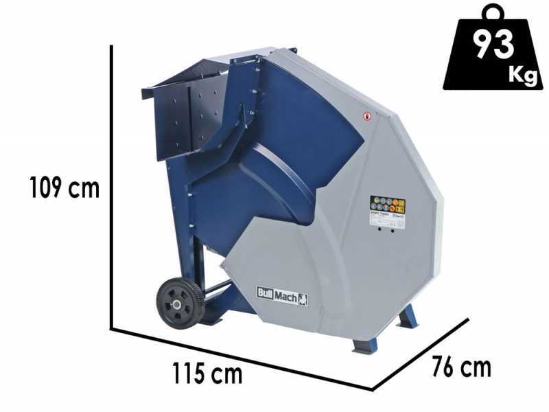 BullMach ENIO 7200-3 - Banc de scie &eacute;lectrique - Scie circulaire professionnelle &agrave; chevalet triphas&eacute;e