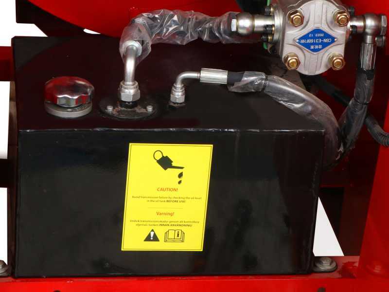 GeoTech Pro WS52RS - Broyeur de branches &agrave; tracteur - Avec rouleaux d'entra&icirc;nement &agrave; commande hydraulique