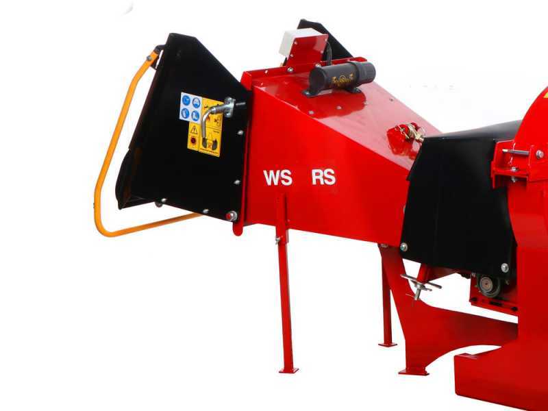 GeoTech Pro WS52RS - Broyeur de branches &agrave; tracteur - Avec rouleaux d'entra&icirc;nement &agrave; commande hydraulique