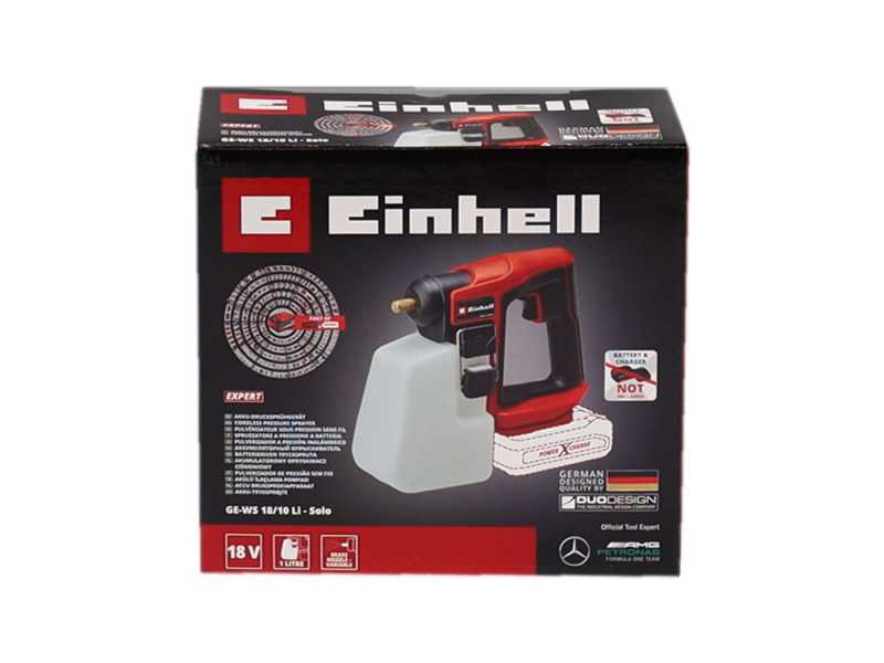 Einhell GE-WS 18/10 Li-Solo - Atomiseur &agrave; batterie portable  - 18V - SANS BATTERIE