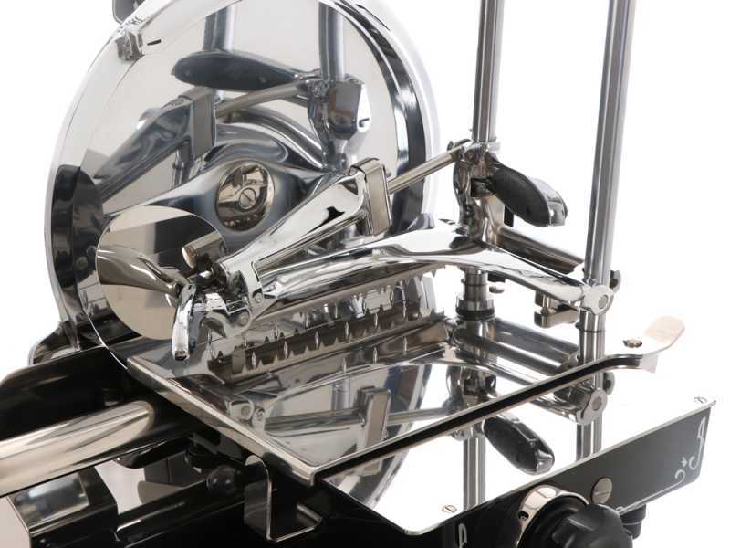 Berkel B114 Noire - Trancheuse &agrave; volant - Lame en acier chrom&eacute; de 320 mm