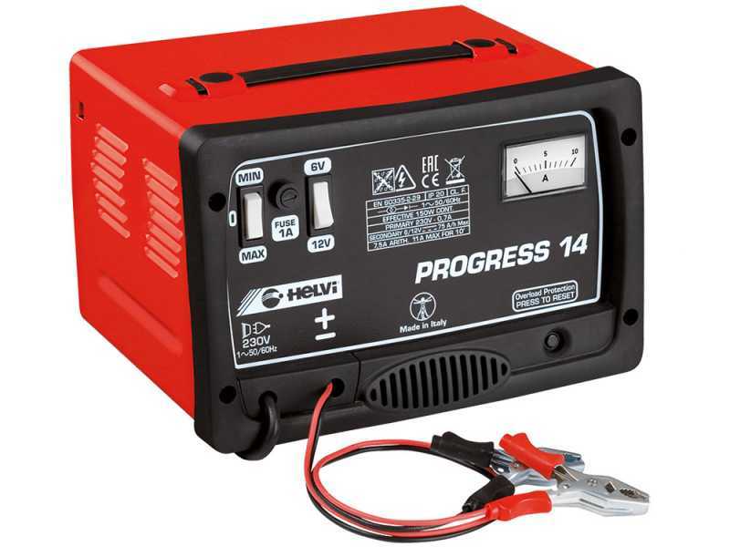 Helvi Progress 14 - Chargeur de batterie - Batteries wet avec tension 6/12V - monophas&eacute;