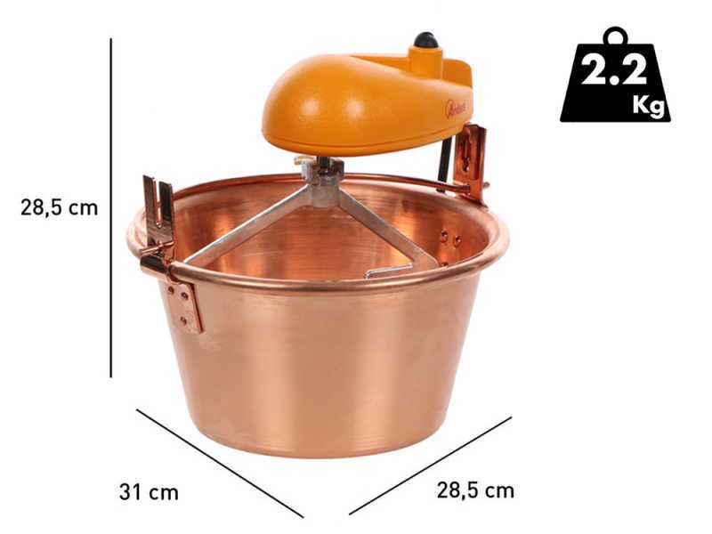 Ardes AR2480 - Chaudron &eacute;lectrique en cuivre - 3,5L - 15W