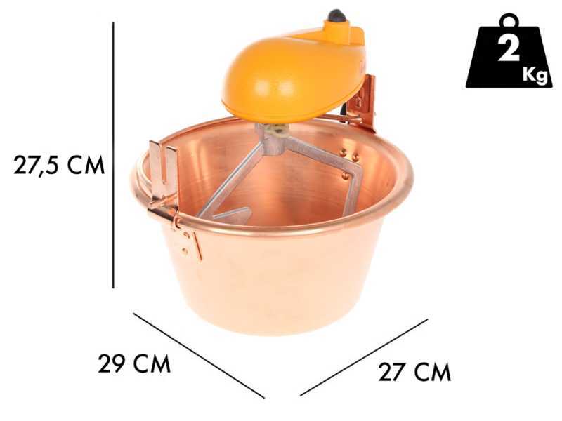 Ardes AR2460 - Chaudron &eacute;lectrique en cuivre - 2,5L - 15W