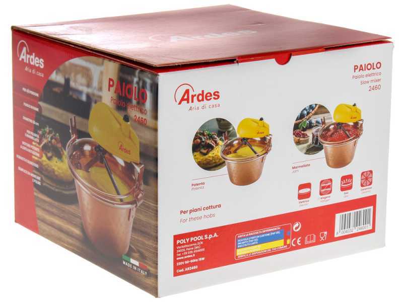 Ardes AR2460 - Chaudron &eacute;lectrique en cuivre - 2,5L - 15W