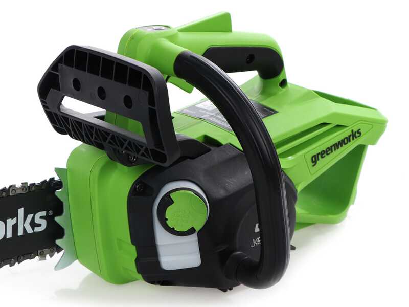 Greenworks GD48TCS - Tron&ccedil;onneuse &agrave; batterie - 48 V - Guide de 30 cm - SANS BATTERIE NI CHARGEUR