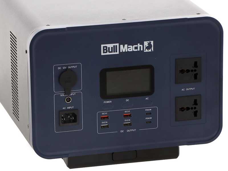 BullMach Elektron 3000 - Power Station Portable - Sur chariot - 3000 w/2304 Wh 3.2 V