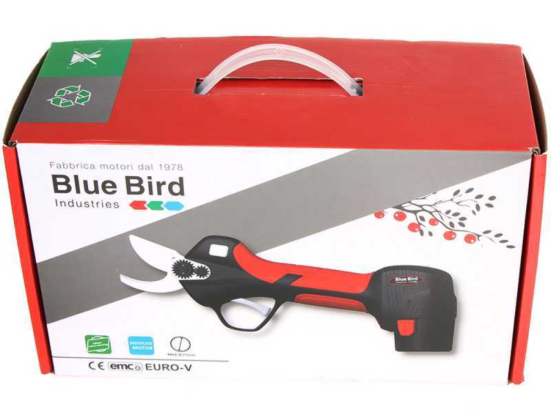 Blue Bird PS 23-25 Faster - S&eacute;cateur &eacute;lectrique de taille - 2x 12.6V 2,5 Ah