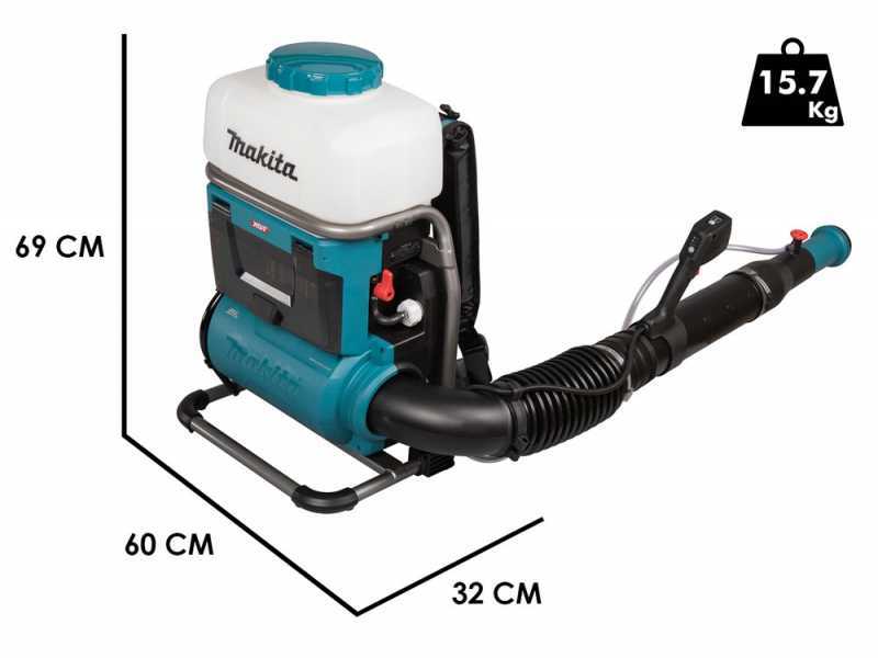 Makita PM001GL202 - Atomiseur &agrave; dos sur batterie - 40V - 2 batteries de 8Ah