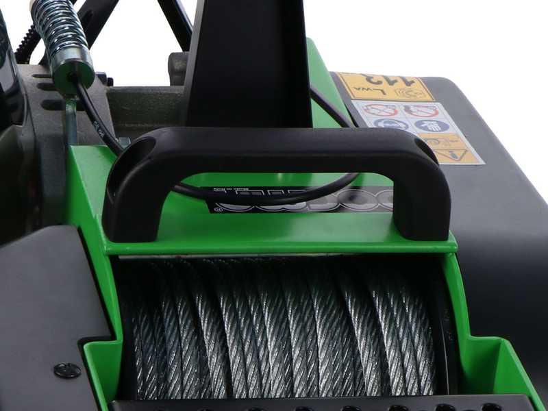 Docma VF150 Automatic - Treuil forestier moteur Solo HP50E-A -  C&acirc;ble &Oslash; 5mm de 80m
