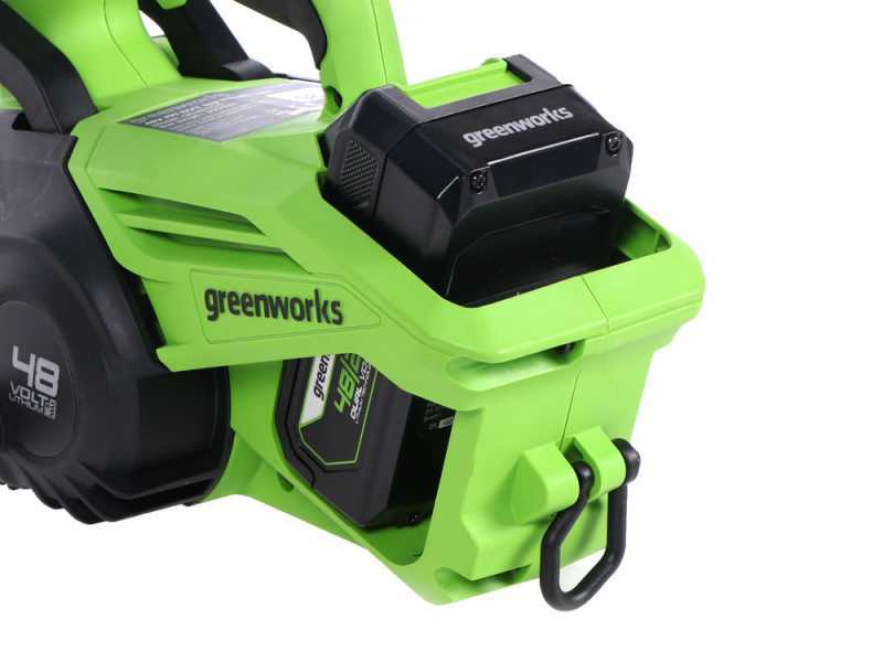 Greenworks GD48TCS - Tron&ccedil;onneuse &agrave; batterie - Guide 30 cm - 48V 2Ah