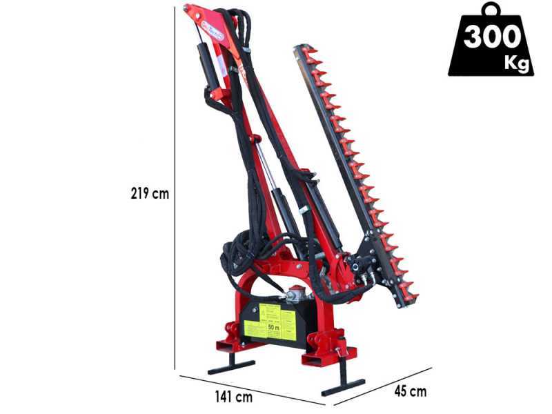 GeoTech-Pro THC 160 - Taille-haie pour tracteur