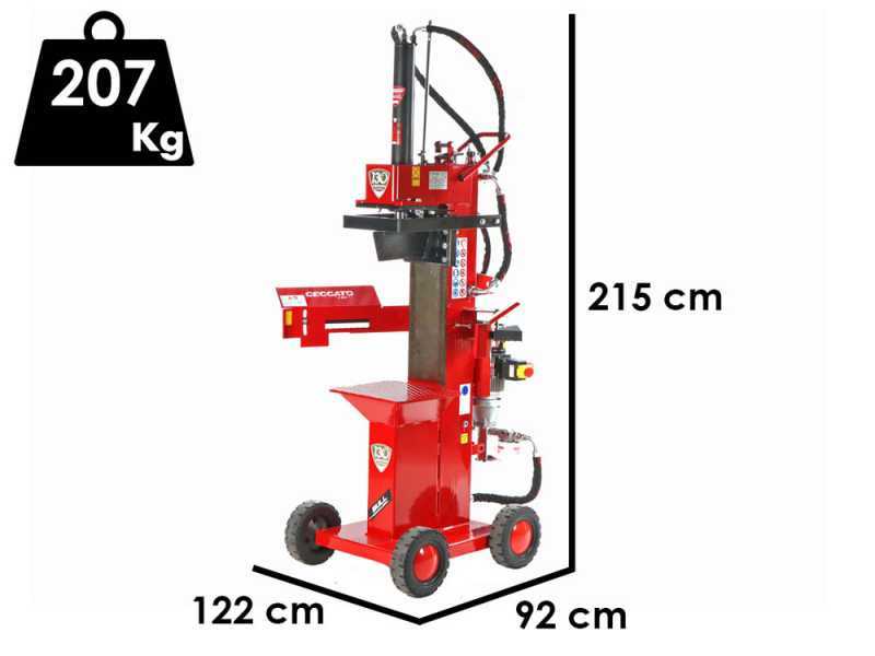 Ceccato BULL SPLE13R4T - Fendeuse &eacute;lectrique - Verticale - 400V