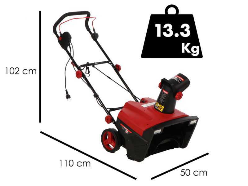 GeoTech ST-V 523 - Fraise &agrave; neige &eacute;lectrique - 2300W