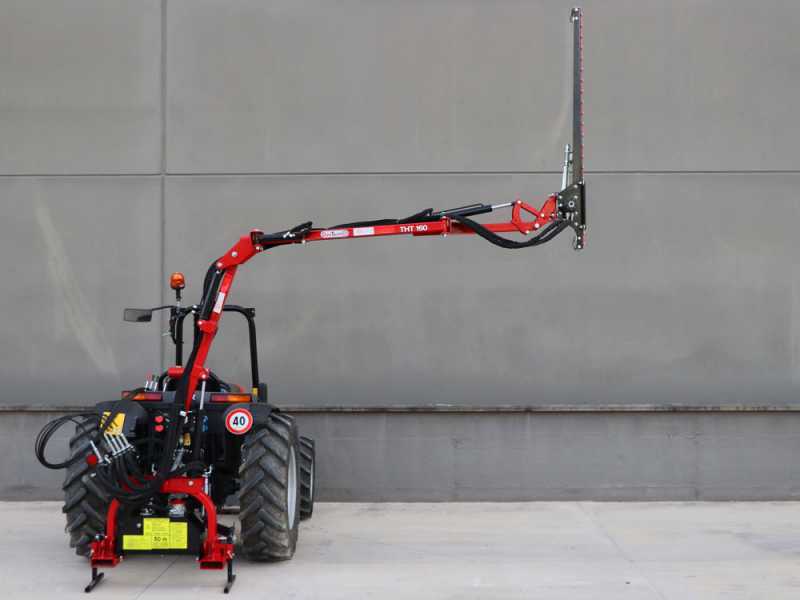 GeoTech-Pro THT 160 - Taille-haie pour tracteur avec d&eacute;port lat&eacute;ral
