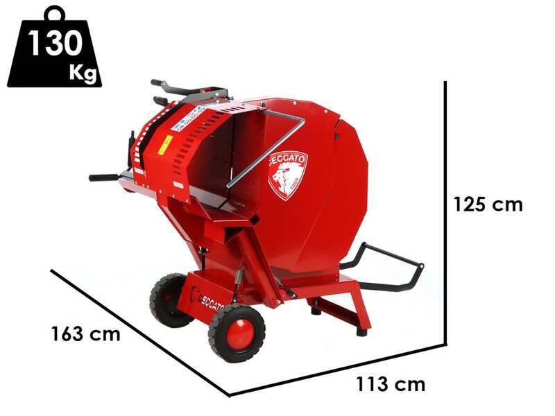 Ceccato Olindo Honda GP160 - Scie circulaire &agrave; b&ucirc;ches avec chevalet - &agrave; essence