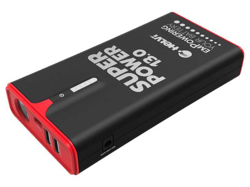 Helvi SUPER POWER 13.0 - D&eacute;marreur portable multifonction - batterie externe - 12V