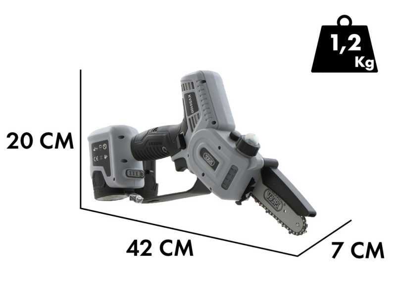 Volpi KVS5100 - &Eacute;lagueuse manuelle &agrave; batterie - SANS BATTERIE ET SANS CHARGEUR