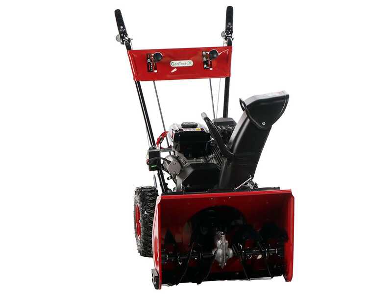 GeoTech SS 680 WEL EVO - Fraise &agrave; neige thermique avec d&eacute;marrage &eacute;lectrique - Multifonction - Loncin H200