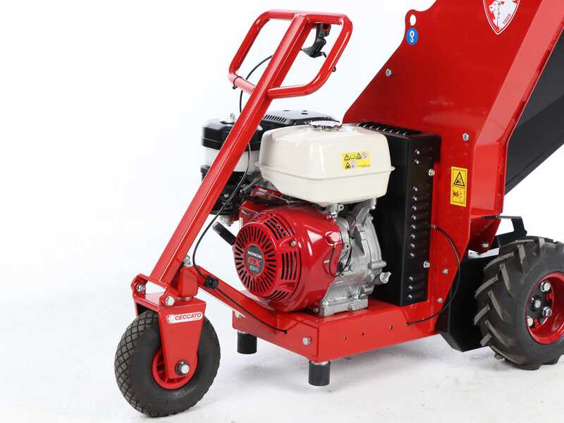 Ceccato Tritone Maxi autotract&eacute; - Broyeur thermique - Moteur Honda GX390