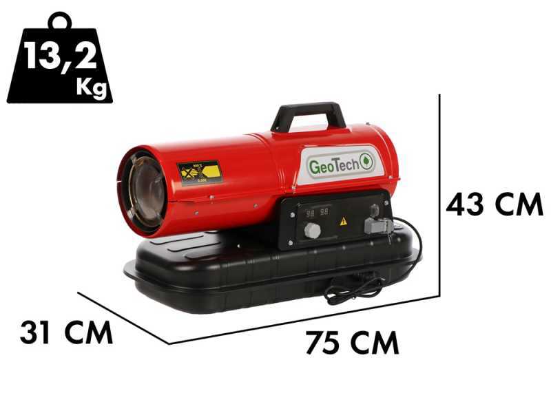 GeoTech DH 1000 - G&eacute;n&eacute;rateur d'air chaud diesel - &Agrave; combustion directe