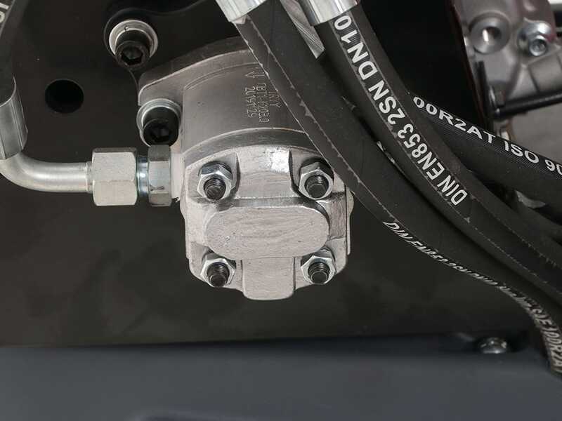 GeoTech Pro GeoPorter 630E Hydro - Brouette &agrave; moteur sur chenilles - benne extensible hydraulique 600Kg