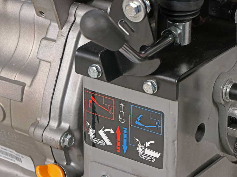 GeoTech Pro GeoPorter 630E Hydro - Brouette &agrave; moteur sur chenilles - benne extensible hydraulique 600Kg