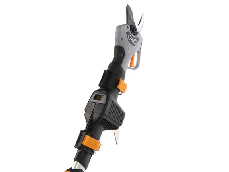 Volpi KV390 - S&eacute;cateur &eacute;lectrique de taille - 2x 21.6V 2.5Ah + Perche de rallonge
