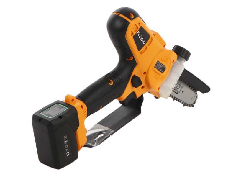 Volpi PVS5500 - &Eacute;lagueuse &agrave; batterie manuelle - 14.4V 4Ah