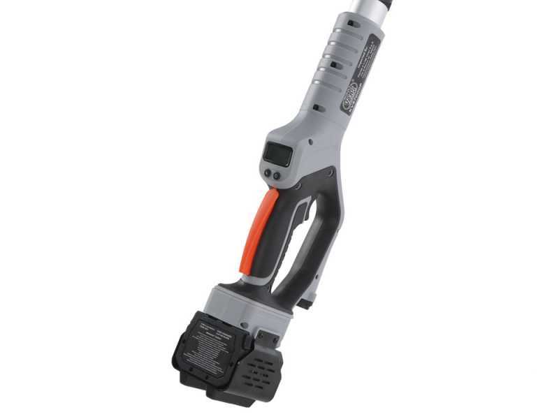 Volpi KVS8000P - &Eacute;lagueuse &agrave; batterie sur perche t&eacute;lescopique avec t&ecirc;te inclinable - 2 x 21.6 V 4.0 Ah