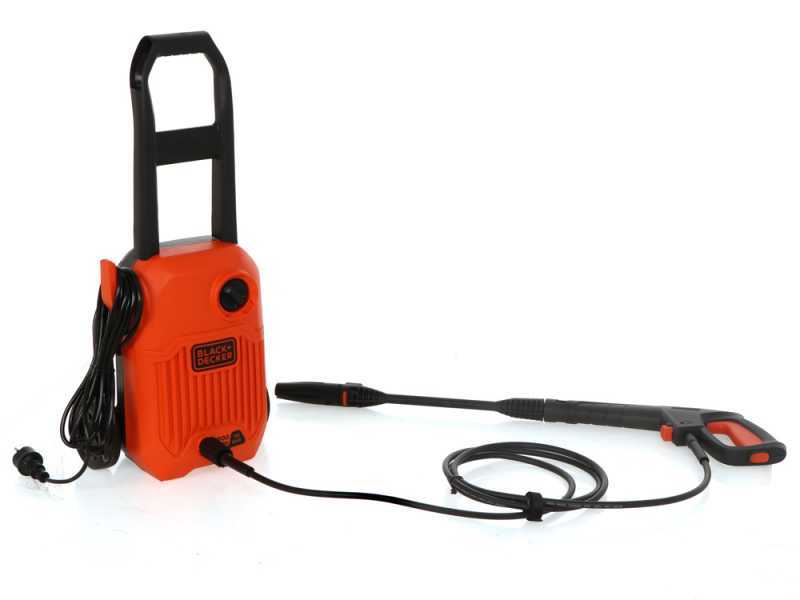 Black &amp; Decker BEPW1300-QS - Nettoyeur haute pression &eacute;lectrique &agrave; eau froide compact - 110 bar max