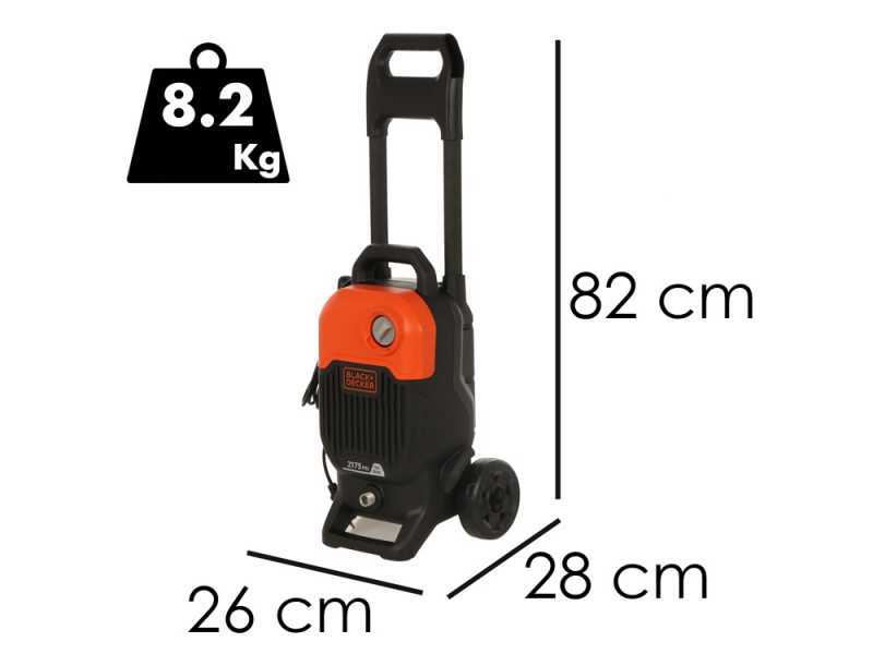 Black &amp; Decker BEPW2000-QS - Nettoyeur haute pression &agrave; eau froide - 150 bars - 450 l/h