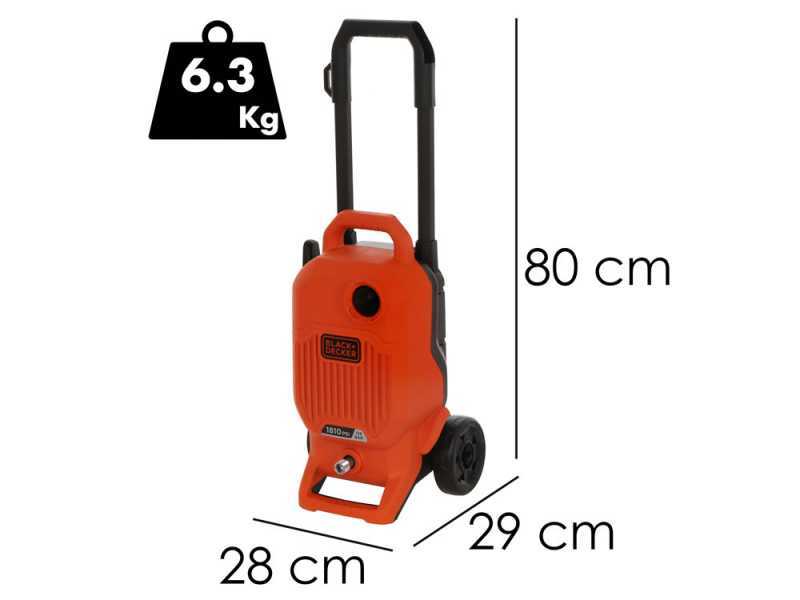 Black &amp; Decker BEPW1700-QS - Nettoyeur haute pression &agrave; eau froide - 125 bars - 408 l/h