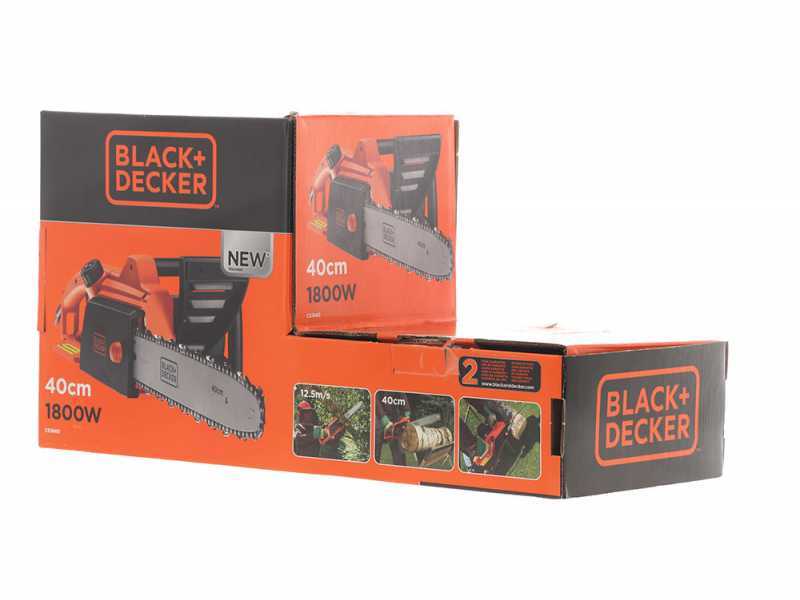 Black &amp; Decker BECS2245-QS -  Tron&ccedil;onneuse &eacute;lectrique 2200 W - guide de 45 cm