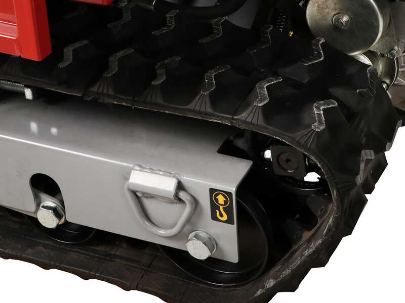 GeoTech Pro GeoPorter 630E - Brouette &agrave; moteur sur chenilles - Benne extensible 600Kg