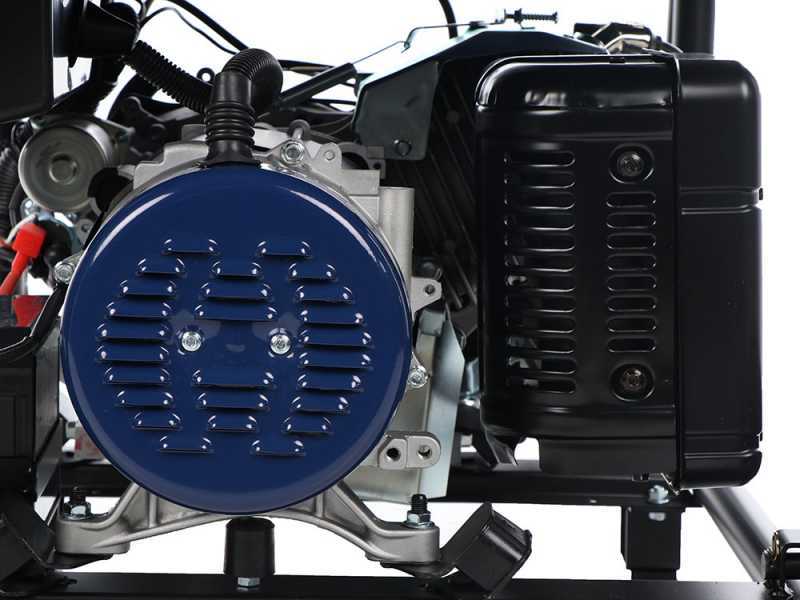 BullMach AMBRA 13800 E - Groupe &eacute;lectrog&egrave;ne sur chariot &agrave; essence avec AVR 10 Kw monophas&eacute; - Cadran ATS inclus