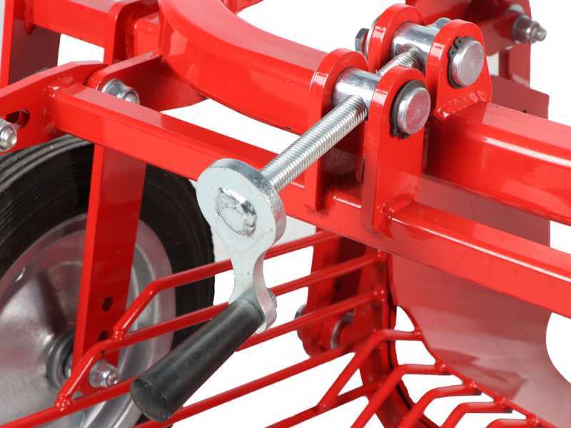 Arracheuse de pommes de terre DM 50 avec &eacute;jection arri&egrave;re - Tamis oscillant - Pour tracteurs avec attelage &agrave; trois points