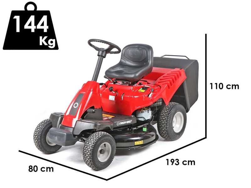 Troy-Bilt TB 76T-R - Tondeuse autoport&eacute;e - avec bac de ramassage - Moteur de 382 cc