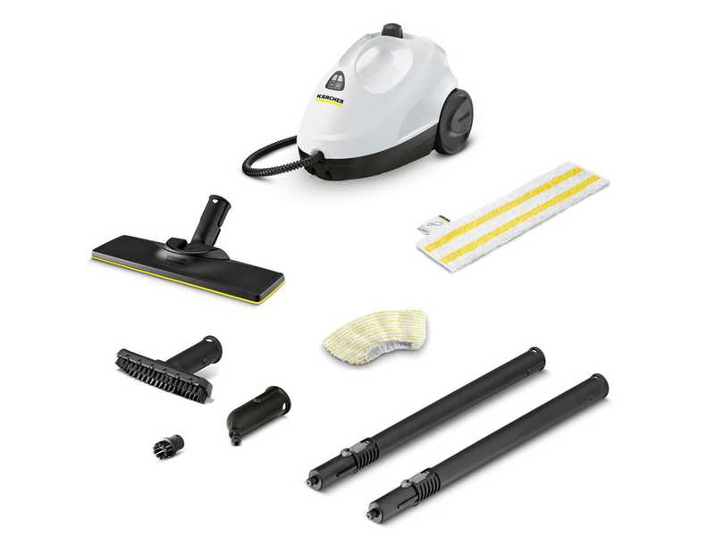 Karcher SC2 EasyFix EU - Nettoyeur &agrave; vapeur  - 2 niveaux de r&eacute;glage de la vapeur - Puissance 1500 W