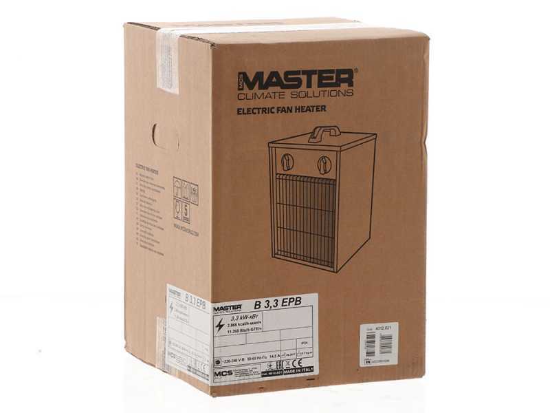 Master B 3.3 EPB - G&eacute;n&eacute;rateur d'air chaud &eacute;lectrique avec ventilateur  - Chauffage