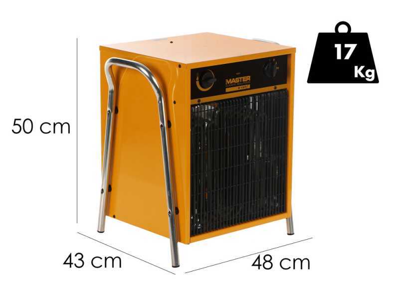 Master B 15 EPB - G&eacute;n&eacute;rateur d'air chaud triphas&eacute; - Chauffage &eacute;lectrique avec ventilateur