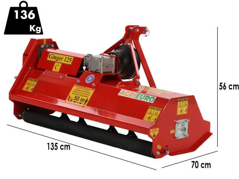 Premium Line GINGER 125 C - Broyeur pour tracteur - S&eacute;rie l&eacute;g&egrave;re