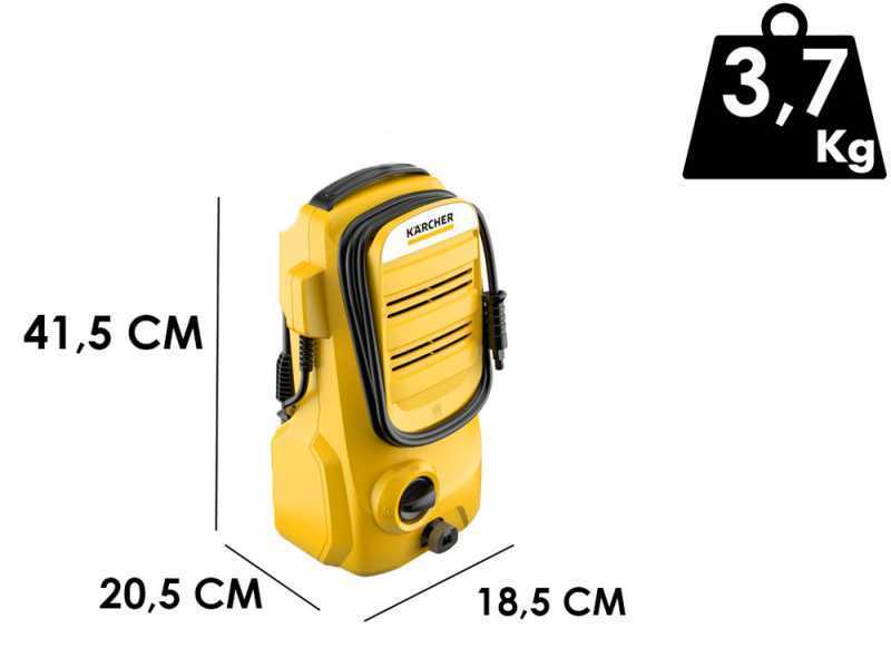 Karcher K2 Compact - Nettoyeur haute pression &agrave; eau froide - 110 bar - 360 lt/heure