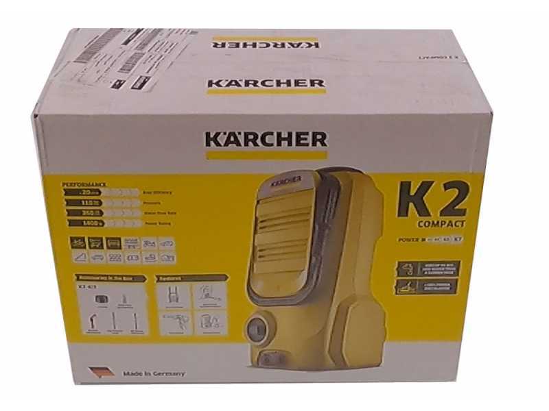 Karcher K2 Compact - Nettoyeur haute pression &agrave; eau froide - 110 bar