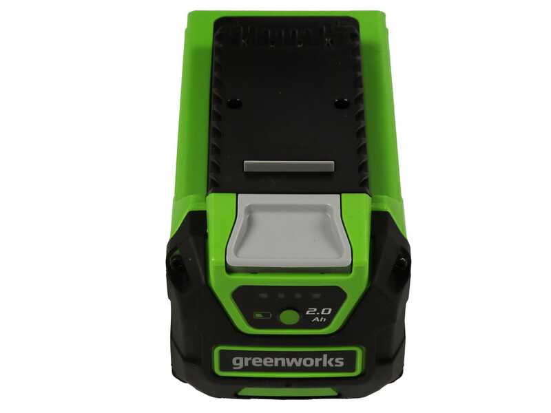 Greenworks GD40PSHK2 - Perche &eacute;lagueuse/Taille-haie sur perche de rallonge - 2 x 2Ah 40V