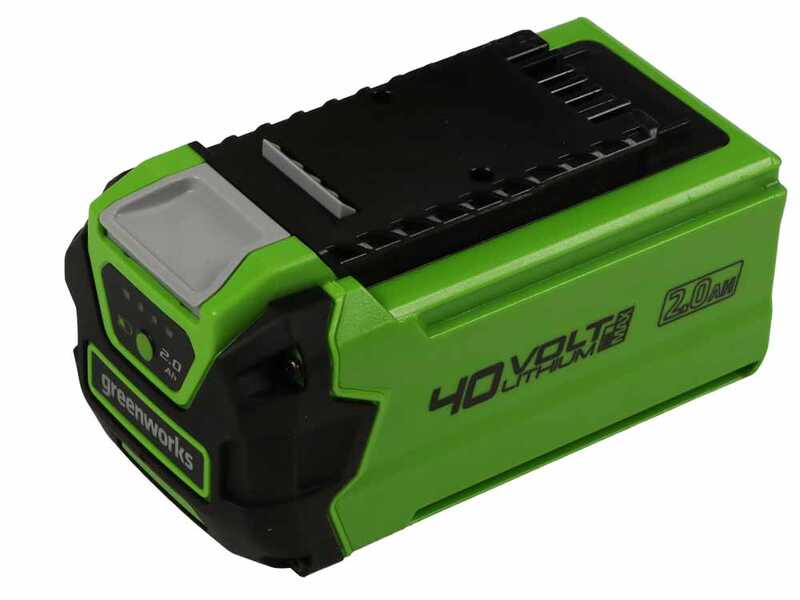 Greenworks GD40PSHK2 - Perche &eacute;lagueuse/Taille-haie sur perche de rallonge - 2 x 2Ah 40V