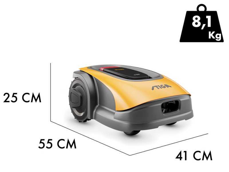 Stiga A 500 - Robot tondeuse - avec batterie E-Power de 2 Ah
