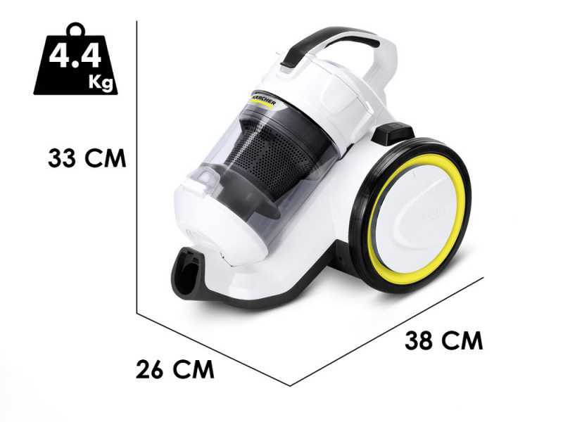 Karcher VC 3 ERP -  Aspirateur poussi&egrave;re sans sac - avec technologie multicyclonique - 700 W