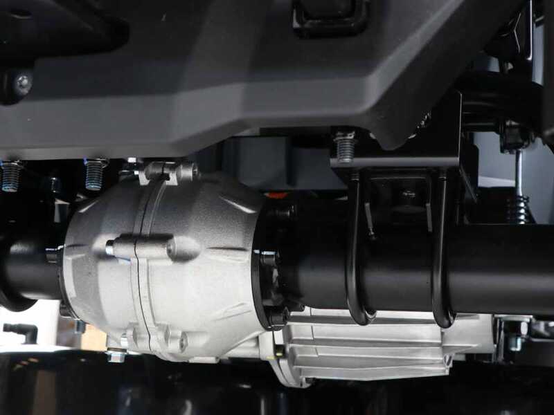 PROMO EGO TR4201 E - Tracteur tondeuse &agrave; batterie - 56V / 40Ah